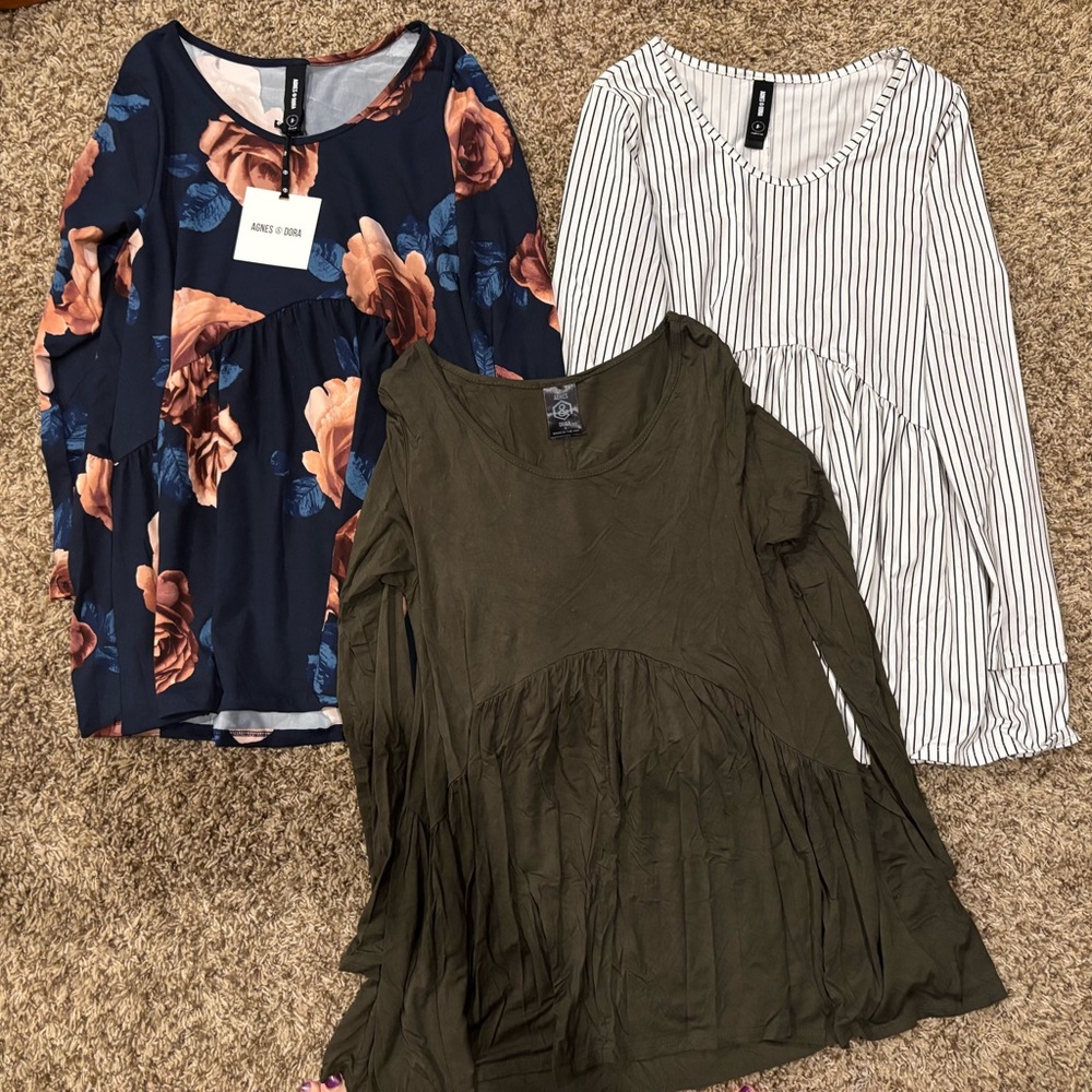 Agnes & Dora Long Sleeved Muse Tunics